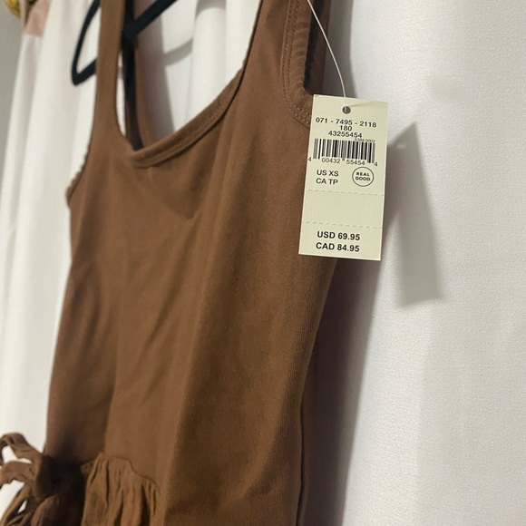 NWT Aerie At The Barre Bow Cotton Dress XS - Picture 6 of 8